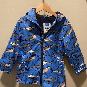 Joules Kids' Waterproof Fleece Lined Raincoat Sz 5Y